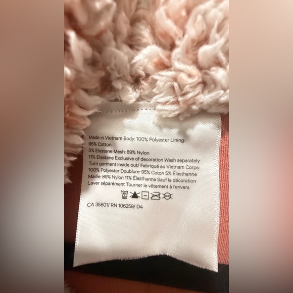 Lululemon Warmth Restore Sherpa Pullover - pink/heathered copper clay color. - Picture 7 of 8